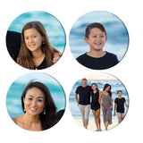 Cuadros en Acrílico Circular 20 cm de Diámetro - Pack de 4 unidades